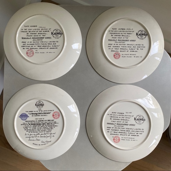 NORMAN ROCKWELL Lot of Decorative Plates - Picture 4 of 13